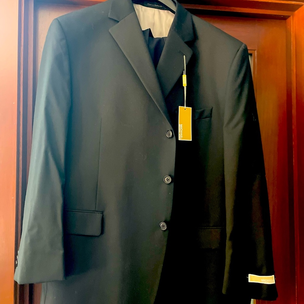 Michael Koors Men’s Suit Black New